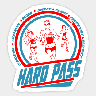 Marathon? Hard Pass Sticker